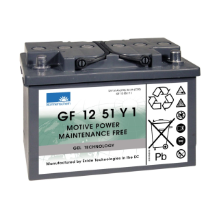 Sonnenschein GF 12 050 V (dryfit traction Block) Blei-Gelbatterie 12V 50/55Ah (C5/C20)